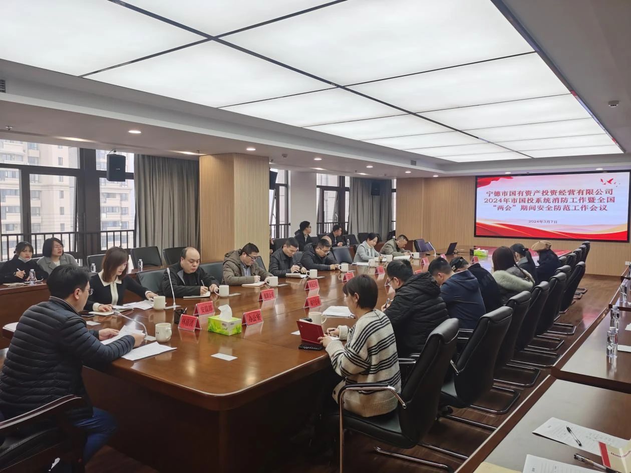 市问鼎国际官网公司召开2024年市问鼎国际官网系统消防工作暨全国“两会”期间安全防范工作会议