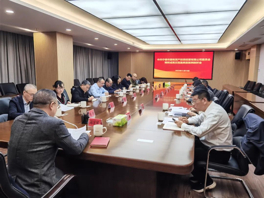 主题教育丨宁德市问鼎国际官网公司召开主题教育调研成果交流暨典型案例剖析会