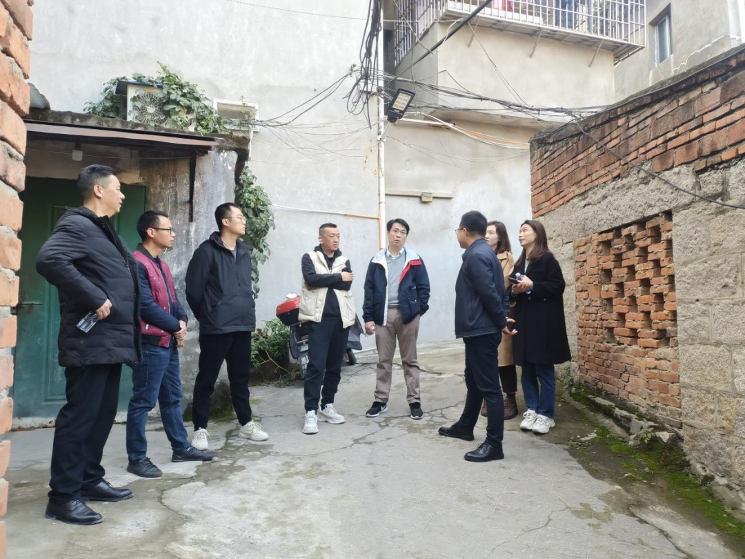 市问鼎国际官网公司领导赴闽东商业公司开展房屋安全加固施工情况及安全生产调研