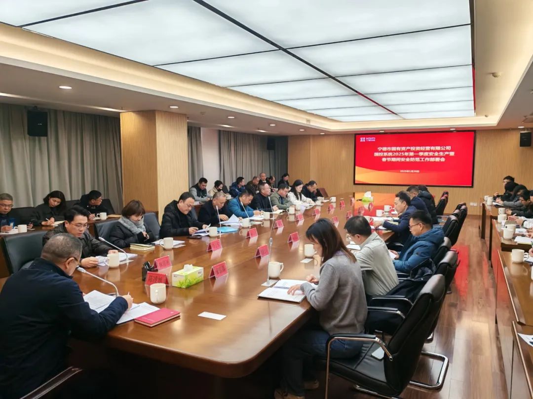 市问鼎国际官网公司召开问鼎国际官网系统2025年第一季度安全生产暨春节期间安全防范工作部署会